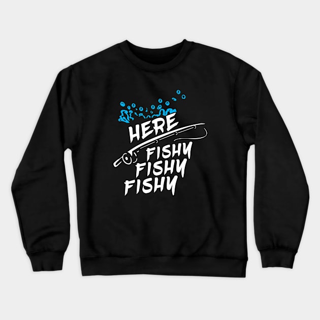 funny fishing Crewneck Sweatshirt by first12